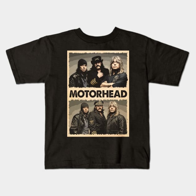 Lemmy's Bassline Grooves And Grit Of Motorhead Kids T-Shirt by Silly Picture